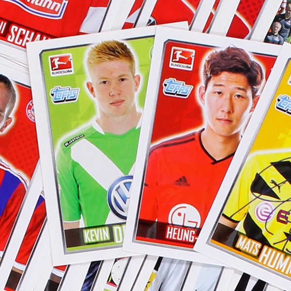 Fußball Bundesliga 2014 Topps 310 Sticker - Kevin de Bruyne