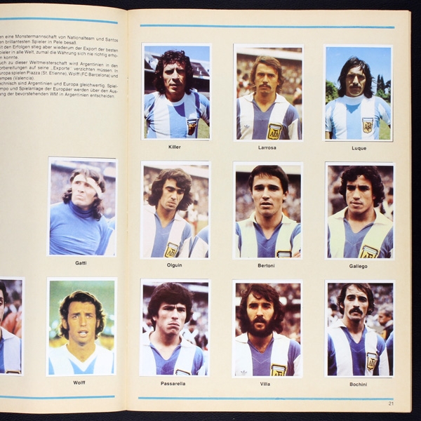 Argentina 78 Bergmann sticker album complete