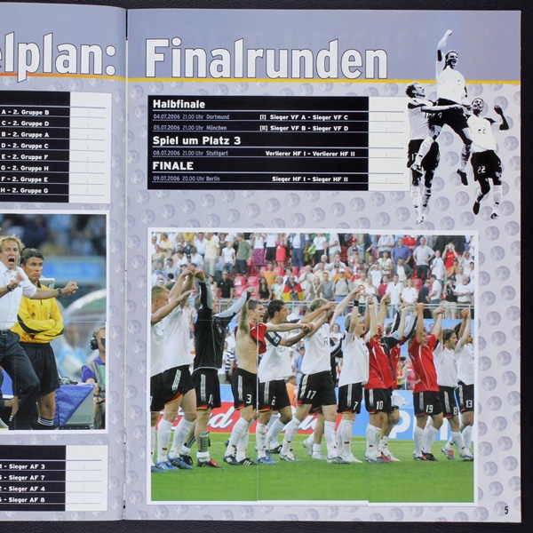 Deutsches Nationalteam 2006 Panini Sticker Album + extra