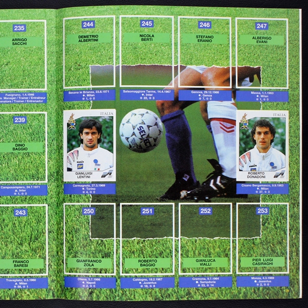 Euro 92 Panini almost empty sticker album