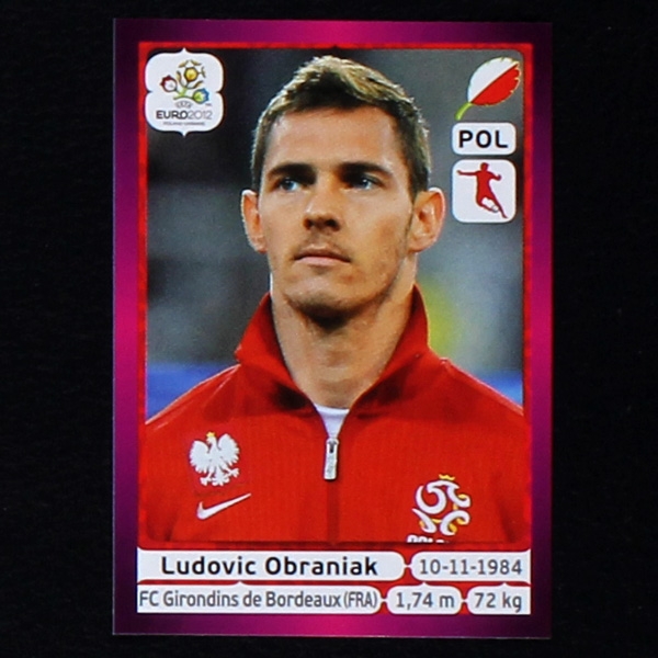 Obraniak Panini Sticker No. 71 - Euro 2012