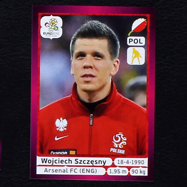 Szczesny Panini Sticker No. 55  - Euro 2012