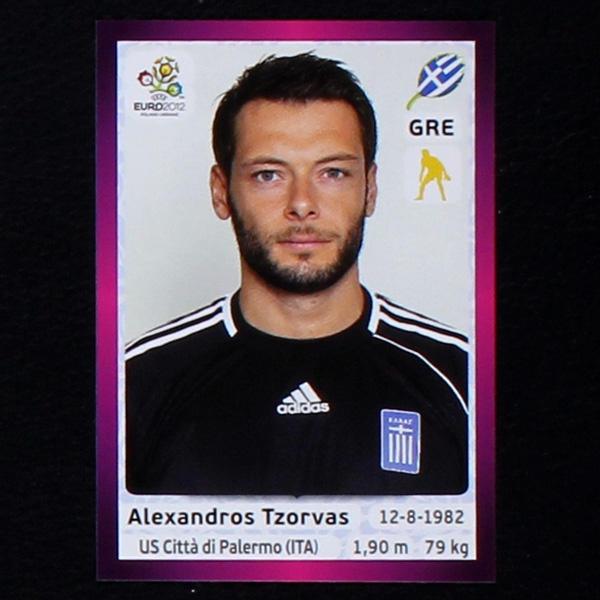 Tzorvas Panini Sticker No. 84 - Euro 2012