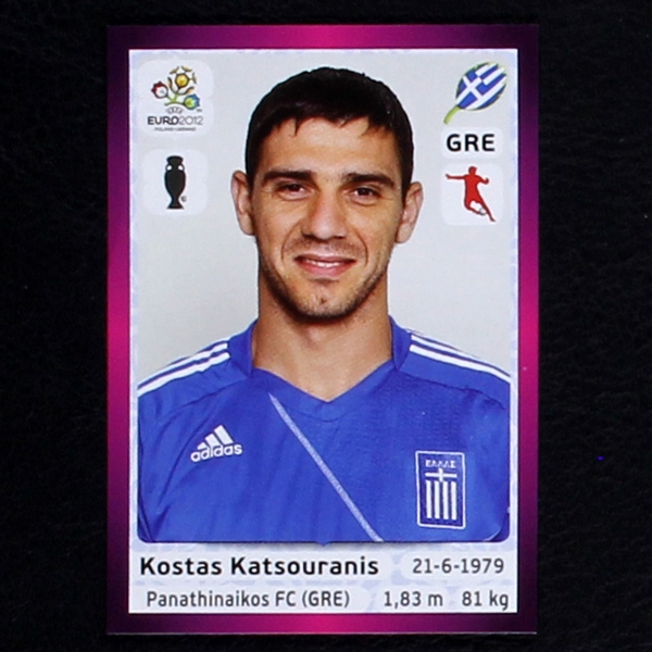 Katsouranis Panini Sticker No. 95 - Euro 2012