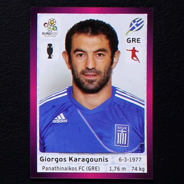 Karagounis Panini Sticker No. 94 - Euro 2012