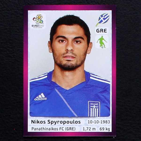 Spyropoulos Panini Sticker No. 91 - Euro 2012