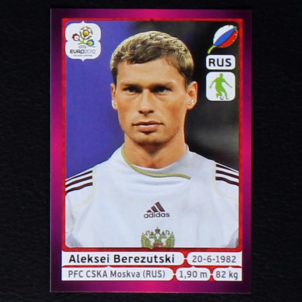 A.Berezutski Panini Sticker No. 117 - Euro 2012