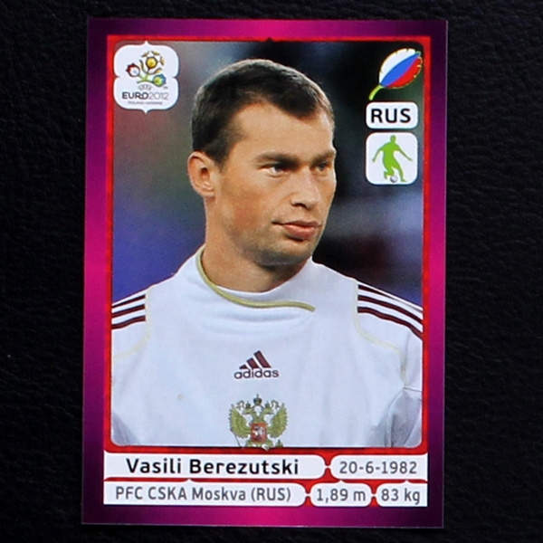 V. Berezutski Panini Sticker No. 118 - Euro 2012