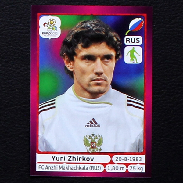 Zhirkov Panini Sticker No. 121 - Euro 2012