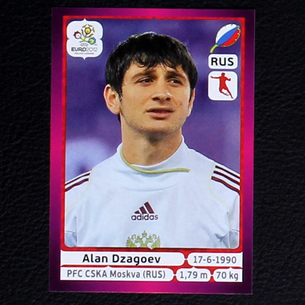 Dzagoev Panini Sticker No. 128 - Euro 2012