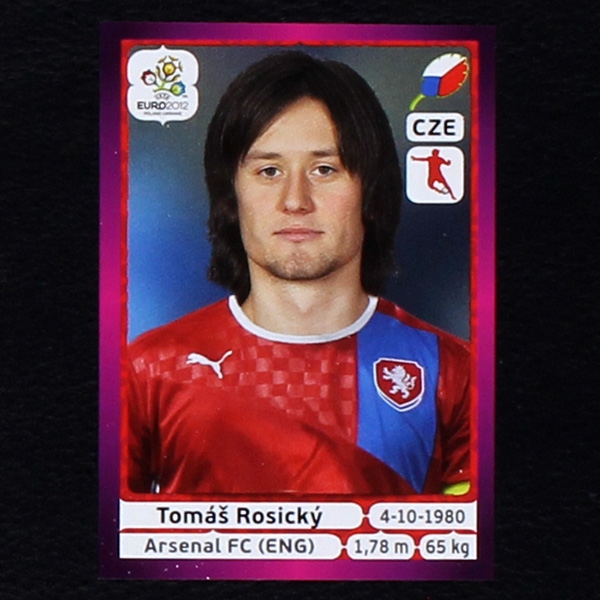 Rosicky Panini Sticker No. 155 - Euro 2012