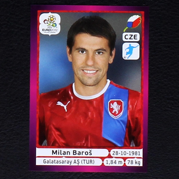 Baros Panini Sticker No. 159 - Euro 2012