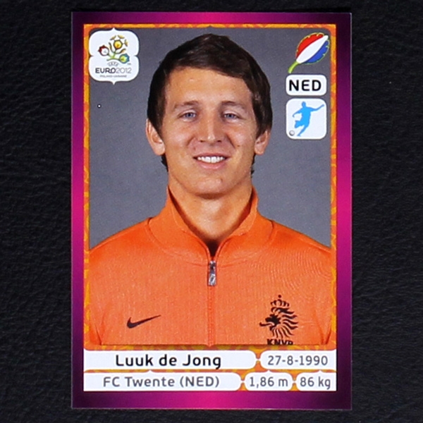 L.de Jong Panini Sticker No. 187 - Euro 2012