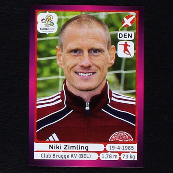 Zimling Panini Sticker No. 213 - Euro 2012