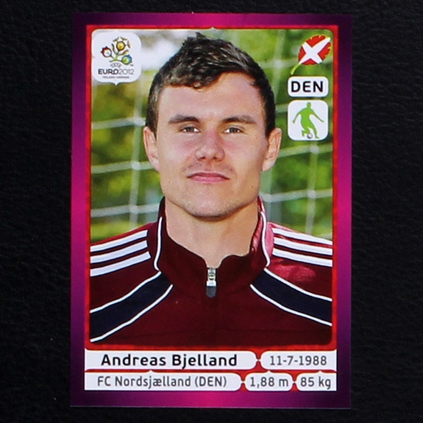 Bjelland Panini Sticker No. 205 - Euro 2012