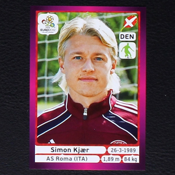 Kjaer Panini Sticker No. 203 - Euro 2012