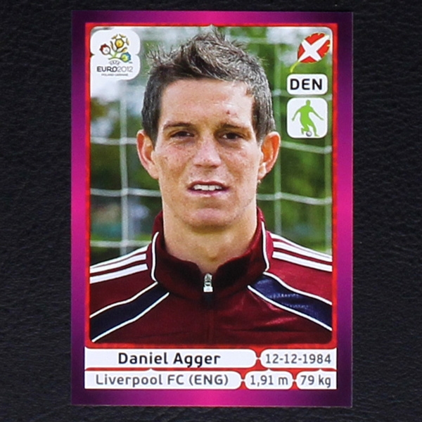 Agger Panini Sticker No. 202 - Euro 2012