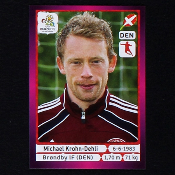 Krohn-Dehli Panini Sticker No. 214 - Euro 2012