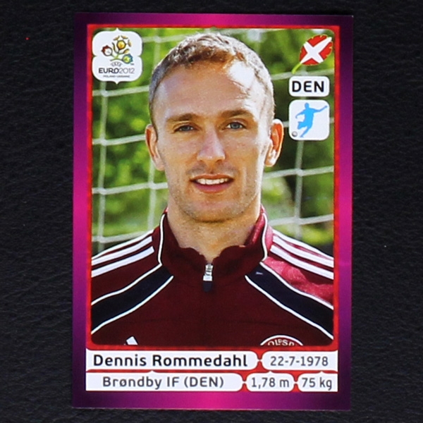 Rommedahl Panini Sticker No. 217 - Euro 2012