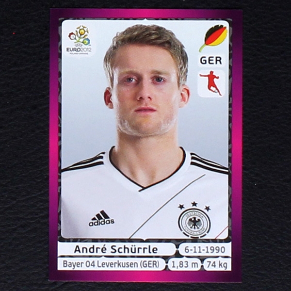 Schürrle Panini Sticker No. 246 - Euro 2012