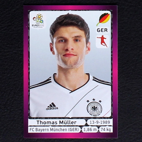 Müller Panini Sticker No. 245 - Euro 2012