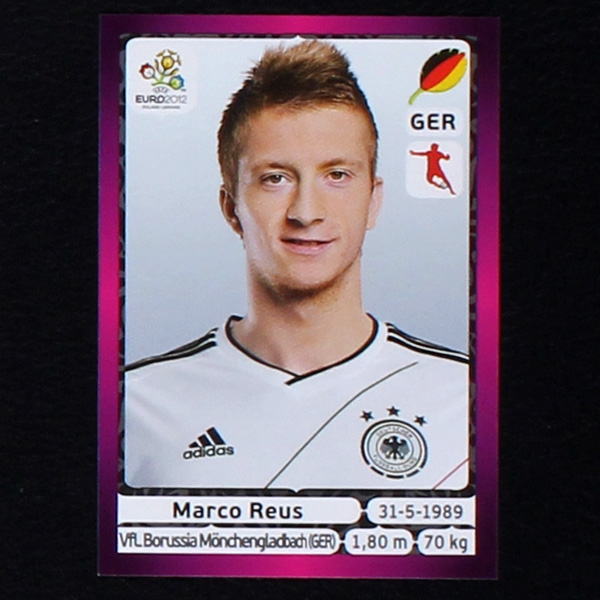 Reus Panini Sticker No. 243 - Euro 2012