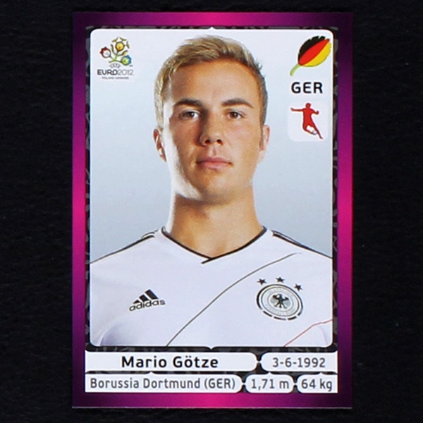 Götze Panini Sticker No. 242 - Euro 2012