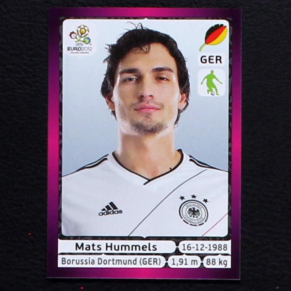 Hummels Panini Sticker No. 235 - Euro 2012