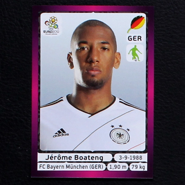 Boateng Panini Sticker No. 234 - Euro 2012