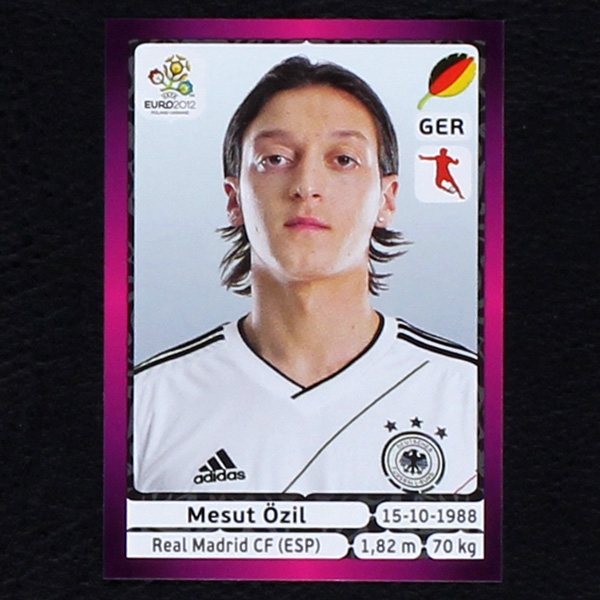 Özil Panini Sticker No. 241 - Euro 2012