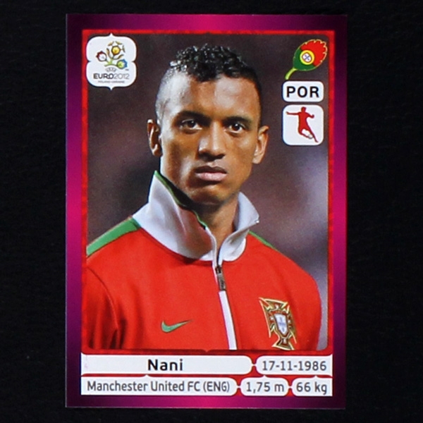 Nani Panini Sticker No. 272 - Euro 2012