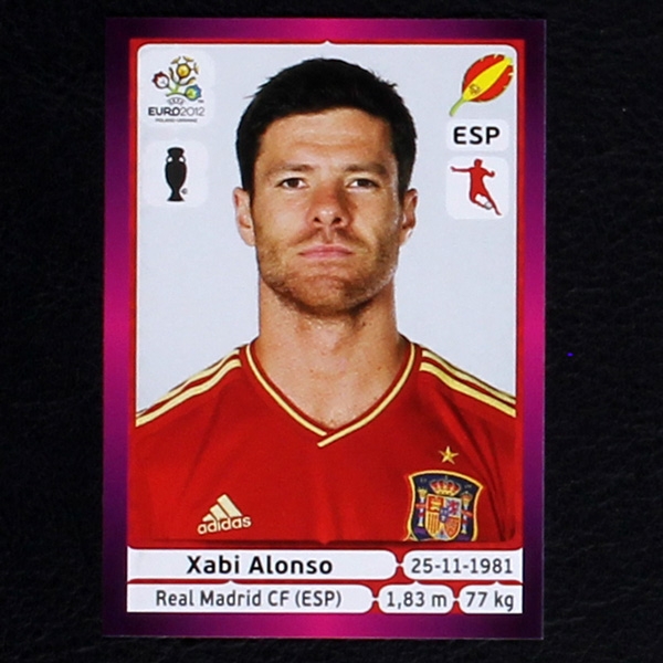 Alonso Panini Sticker No. 297 - Euro 2012