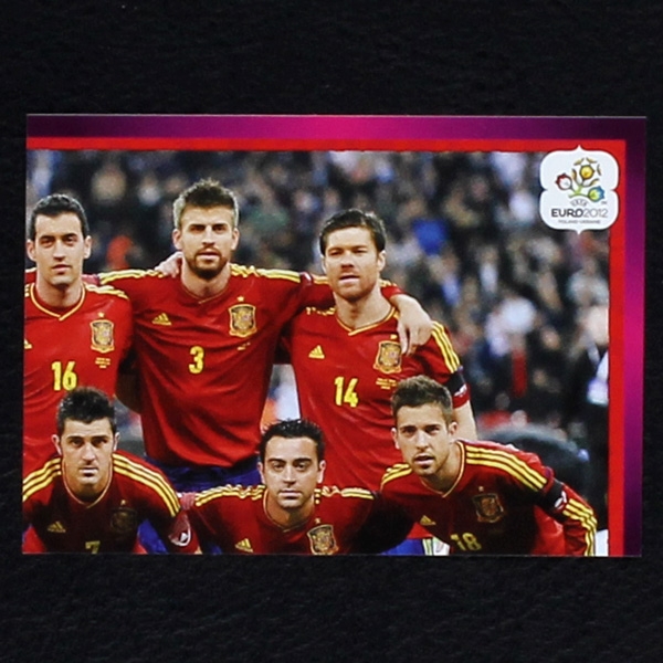 Espana Team Part 2 Panini Sticker No. 284 - Euro 2012