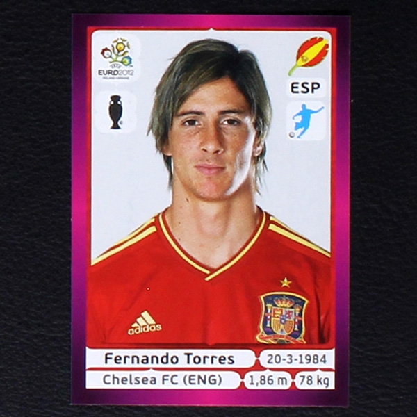 Torres Panini Sticker No. 305 - Euro 2012