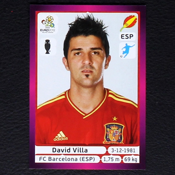 Villa Panini Sticker No. 304 - Euro 2012