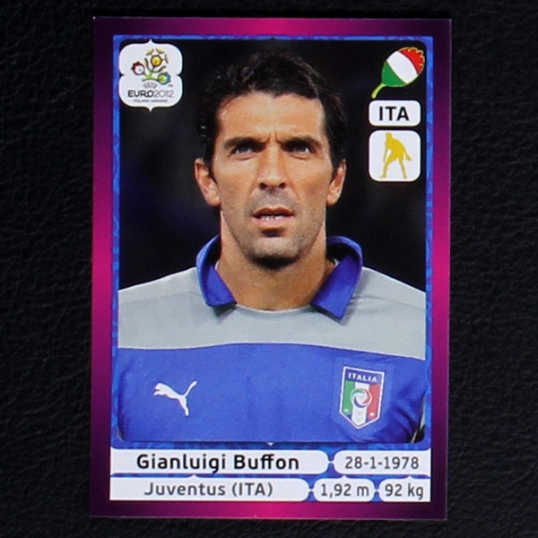 Buffon Panini Sticker No. 316 - Euro 2012