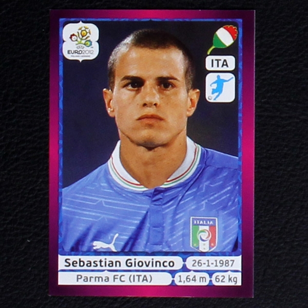 Giovinco Panini Sticker No. 331 - Euro 2012