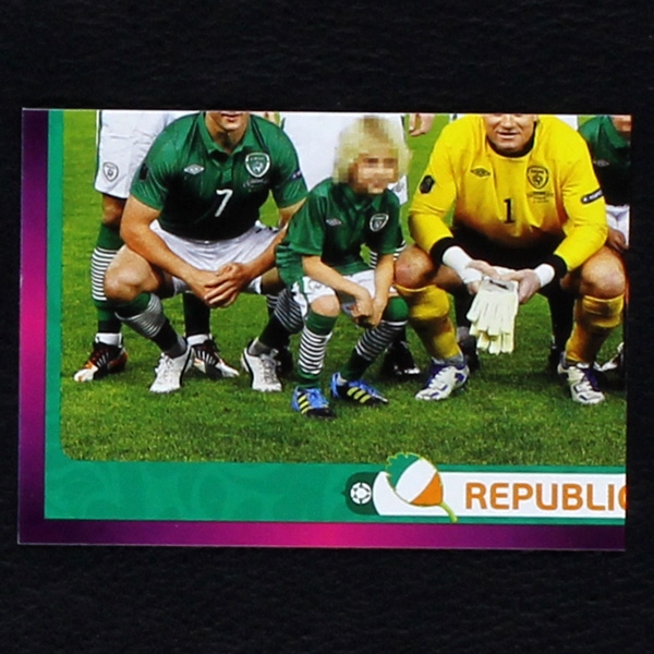 Ireland Team Part 3 Panini Sticker No. 343 - Euro 2012