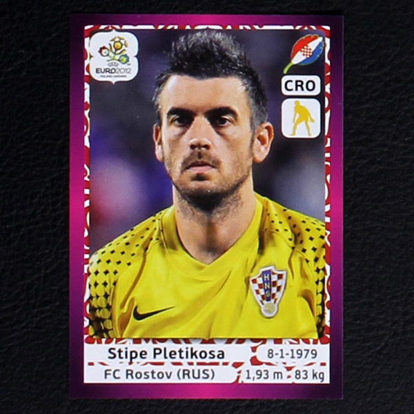 Pletikosa Panini Sticker No. 374 - Euro 2012