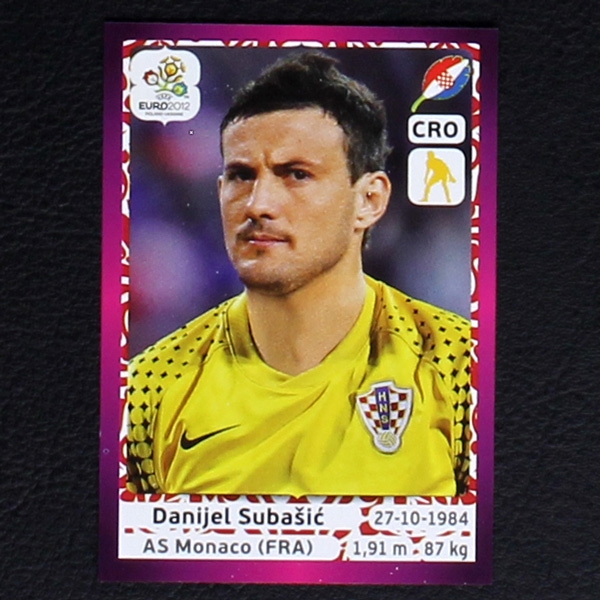 Subasic Panini Sticker No. 375 - Euro 2012