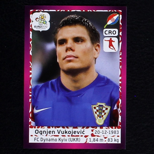 Vukojevic Panini Sticker No. 384 - Euro 2012