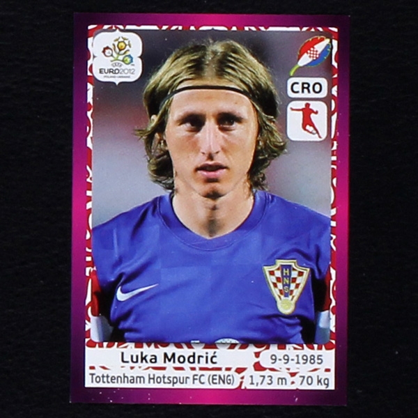 Modric Panini Sticker No. 387 - Euro 2012