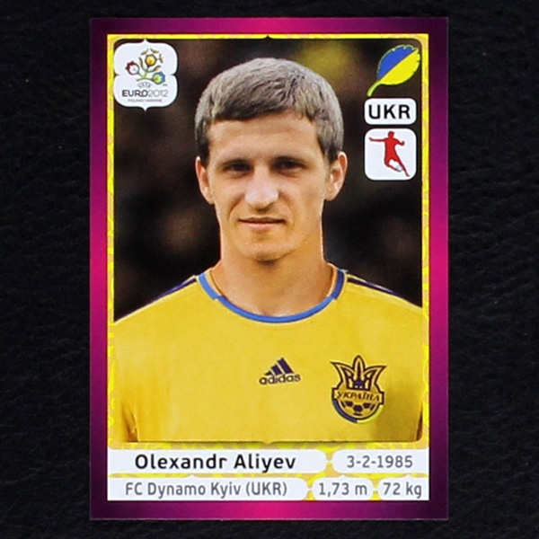 Aliyev Panini Sticker No. 414 - Euro 2012