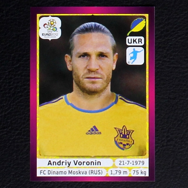 Voronin Panini Sticker No. 418 - Euro 2012