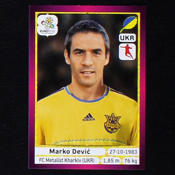 Devic Panini Sticker No. 417 - Euro 2012