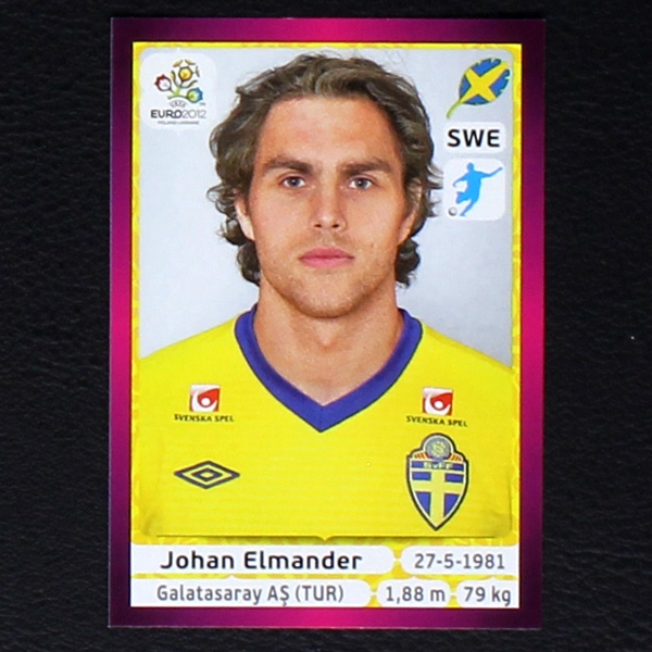 Elmander Panini Sticker No. 450 - Euro 2012