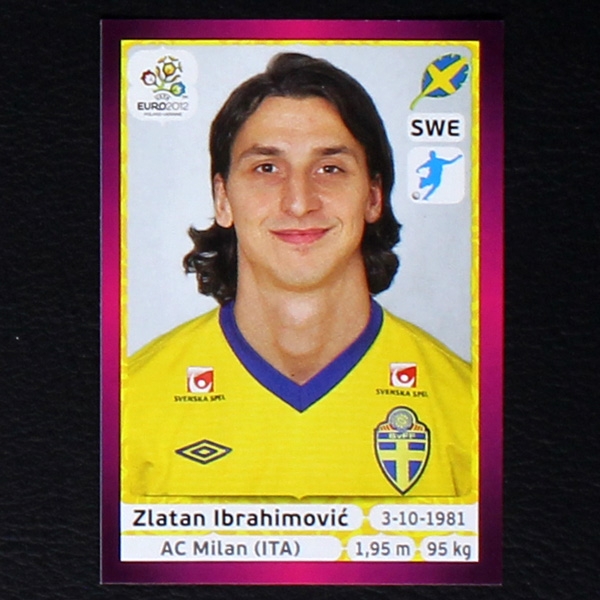 Ibrahimovic Panini Sticker No. 451 - Euro 2012