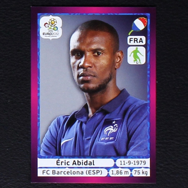 Abidal Panini Sticker No. 464 - Euro 2012