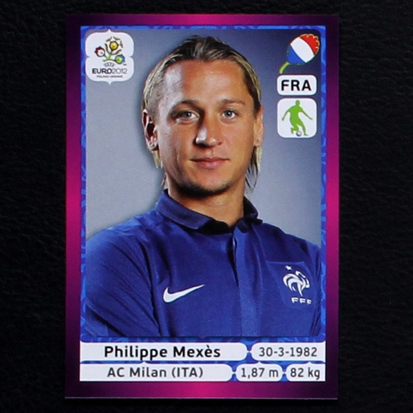 Mexes Panini Sticker No. 466 - Euro 2012