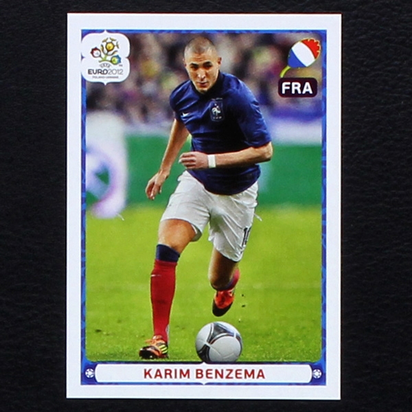 Benzema Panini Sticker No. 483 - Euro 2012